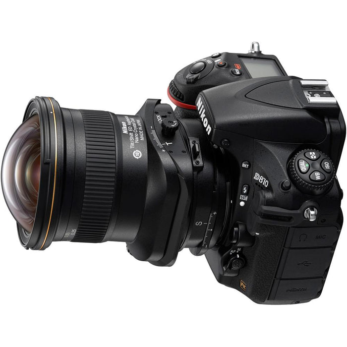 Nikon PC NIKKOR 19mm f/4E ED Ultra-Wide-Angle Tilt Shift Lens w/ 128GB Accessory Kit
