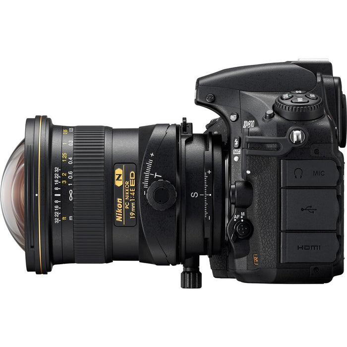Nikon PC NIKKOR 19mm f/4E ED Ultra-Wide-Angle Tilt Shift Lens w/ 128GB Accessory Kit