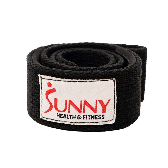 Sunny Health and Fitness Heavy Duty Padded Lifiting Straps + Cooling Towel