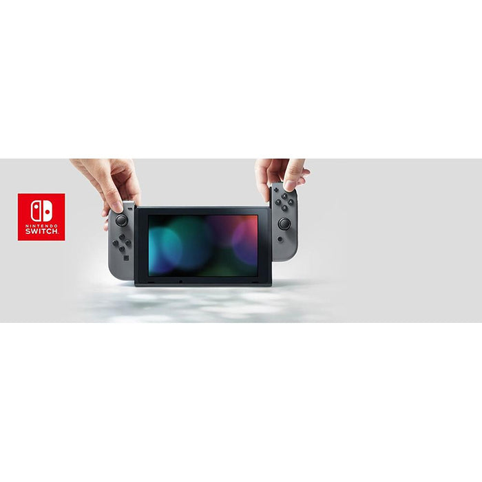 Nintendo Switch 32 GB Console with Gray Joy Con + Mario Party & Charging Dock
