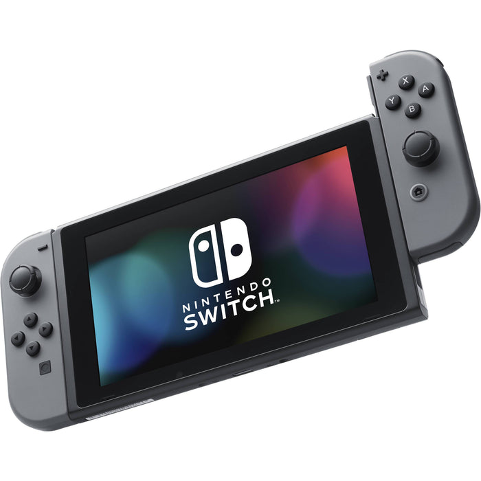 Nintendo Switch 32 GB Console with Gray Joy Con and Super Mario Party Bundle