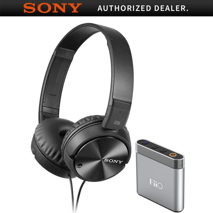Sony Noise Cancelling Headphones Extended Battery Life + Headphone Amplifier