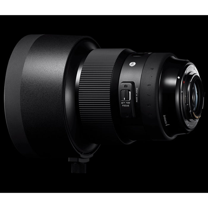 Sigma 105mm F1.4 DG HSM Art Lens Nikon F Mount Bundle + Sigma USB Dock & Backpack Kit