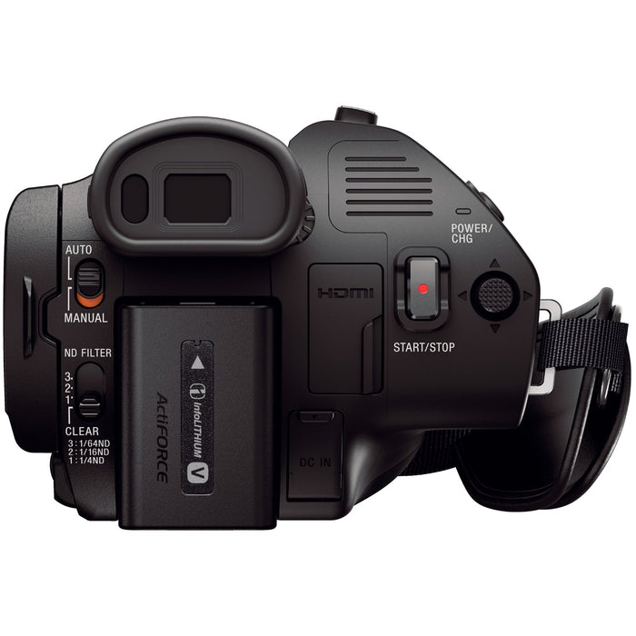 Sony FDR-AX700 4K HDR Handycam Camcorder w/ Tripod & Deco Gear Case + Microphone Kit