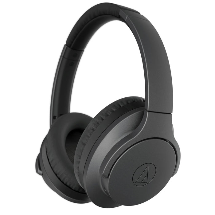 Audio-Technica QuietPoint Wireless Bluetooth Active Noise-Cancelling Headphones ATH-ANC700BTBK