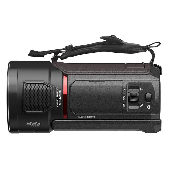 Panasonic HC-VX1K 4K UHD 24x Optical Zoom Camcorder w/ 25mm Wide Leica Lens - Refurbished