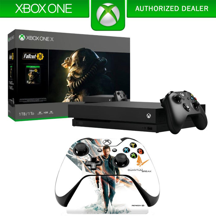 Microsoft Xbox One X 1 TB Fallout 76 Bundle with Official Controller Stand