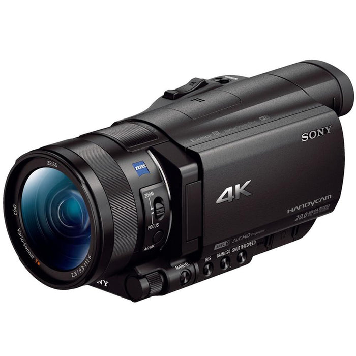 Sony FDR-AX100/B 4K Camcorder with 1-inch Sensor