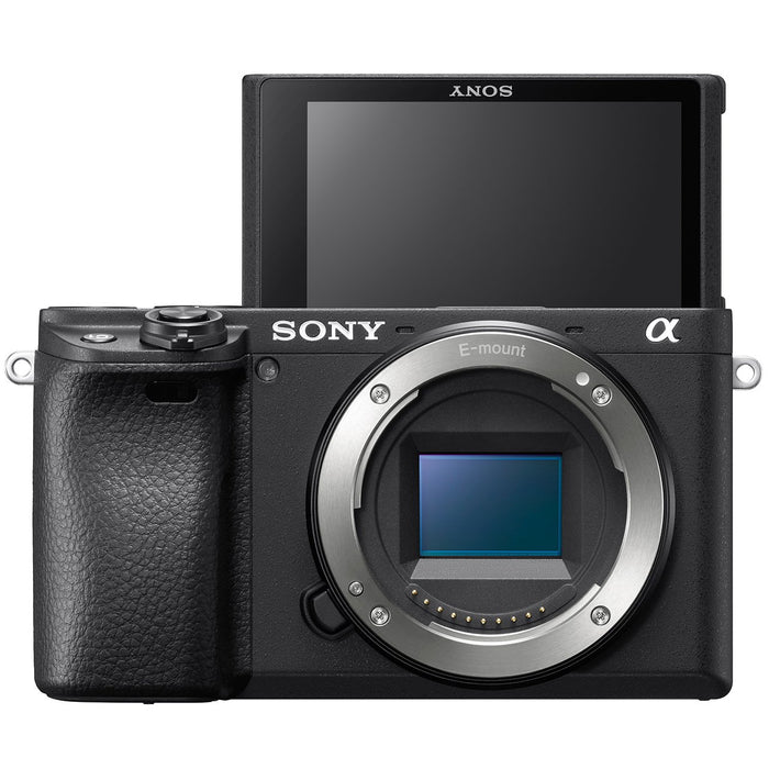 Sony a6400 4K Mirrorless Camera ILCE-6400/B Body Only with Deco Gear Travel Case Kit