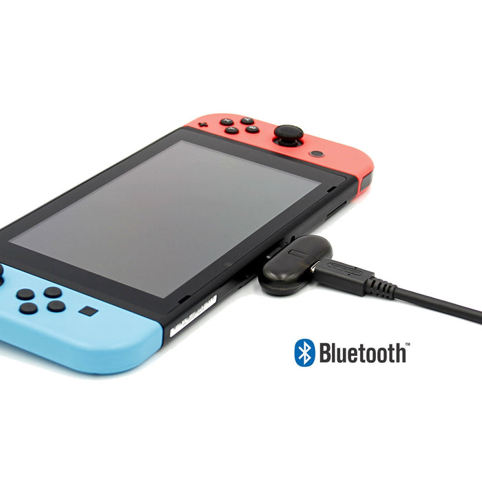 Nintendo Switch 32GB Console w/ Blue + Red Joy-Con and USB Type-C Bluetooth Transmitter