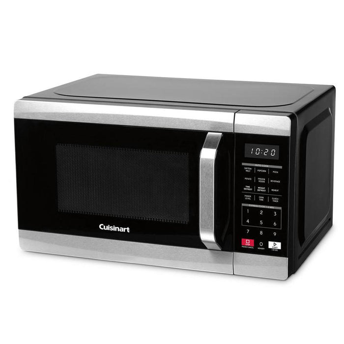 Cuisinart 700 Watt 0.7 Cubic Foot Microwave Oven + Knife Set and Cutting Board