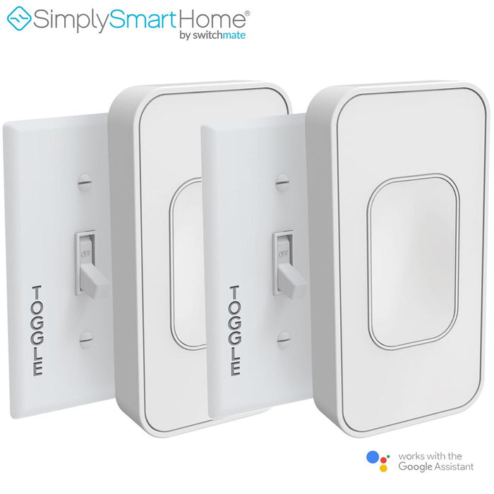 Switchmate 2-Pack Voice-Activated Wire-Free Smart Toggle, No Hub Required - (Refurbished)