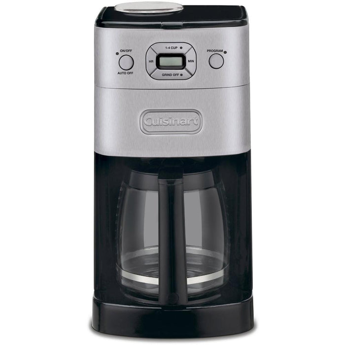 Cuisinart Grind-and-Brew 12-Cup Automatic Coffeemaker (Refurb) w/ Warranty Bundle