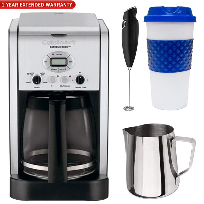 Cuisinart Brew Central 12-Cup Programmable Coffeemaker (Refurb) w/ Warranty Bundle