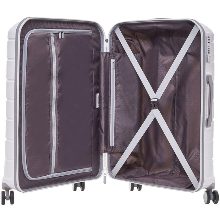 Samsonite Freeform 24" Hardside Spinner Luggage White + Scale & Pillow