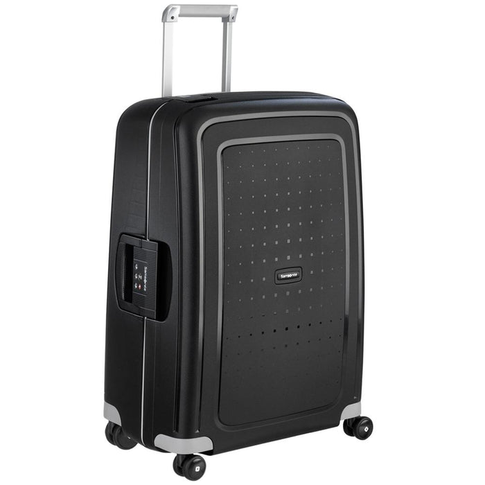 Samsonite S'Cure 30" Zipperless Spinner Luggage Black + Scale and Pillow