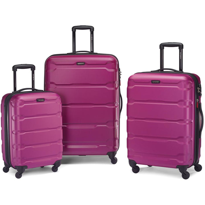 Samsonite Omni Hardside Nested 3pc. Luggage Set, Radiant Pink w/ 10pc Accessory Kit