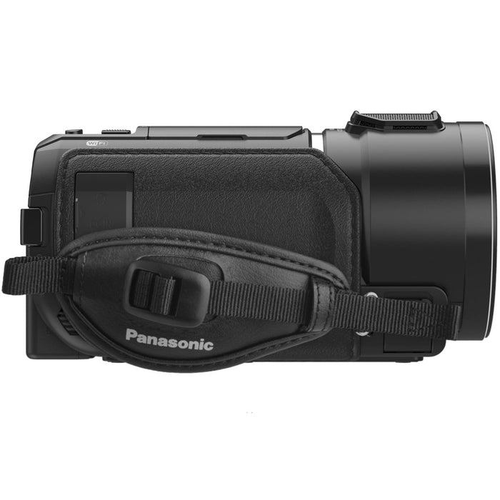 Panasonic HC-V800 Full HD Camcorder with 24x LEICA DICOMAR Lens with Bonus Power Pack
