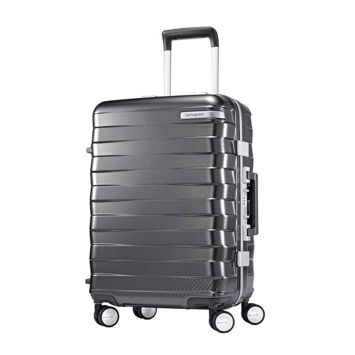 Samsonite Framelock Hardside Luggage with Spinner 20" Grey + Scale and Pillow