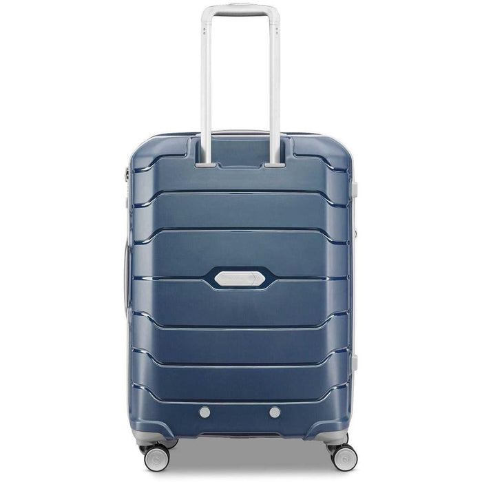 Samsonite Freeform 24" Hardside Spinner Luggage Navy + Scale and Pillow