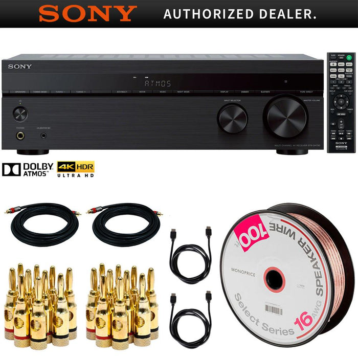 Sony STR-DH790 7.2ch Home Theater Dolby Atmos AV Receiver + Audio Cable Kit