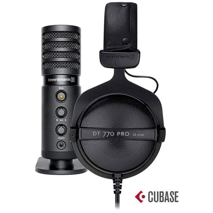 BeyerDynamic Creator PRO DT 770 PRO Headphones & Fox USB Studio Microphone