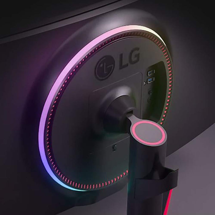LG 34" UltraWide QHD Curved LED G-SYNC Gaming Monitor w/ Software + Warranty Bundle