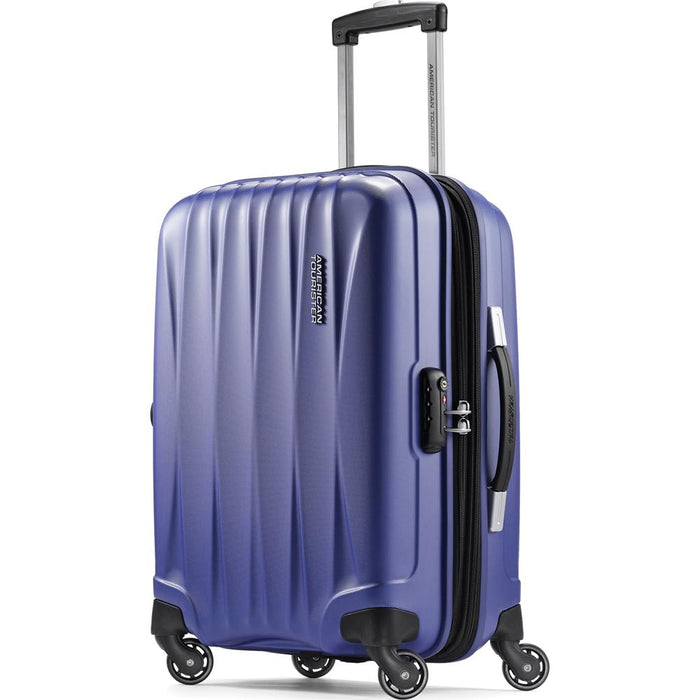 American Tourister Arona Premium Spinner 3Pcs Luggage Set Blue + Accessory Kit