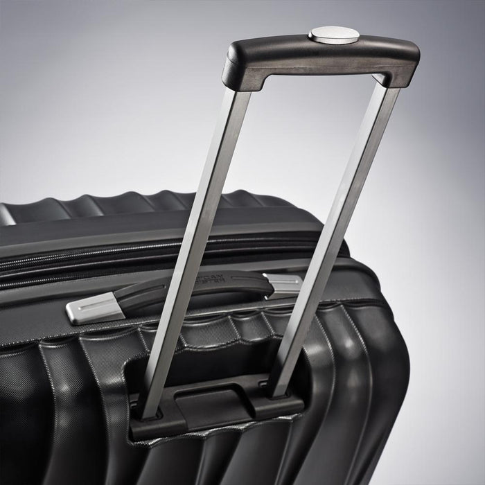 American Tourister Arona Premium Spinner 3Pcs Luggage Set Charcoal+Accessory Kit