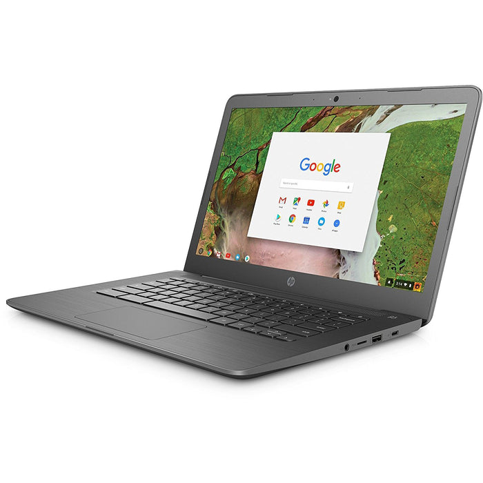 Hewlett Packard 14" Chromebook Intel Celeron N3350 4/16GB Laptop + 1 Year Extended Warranty Pack