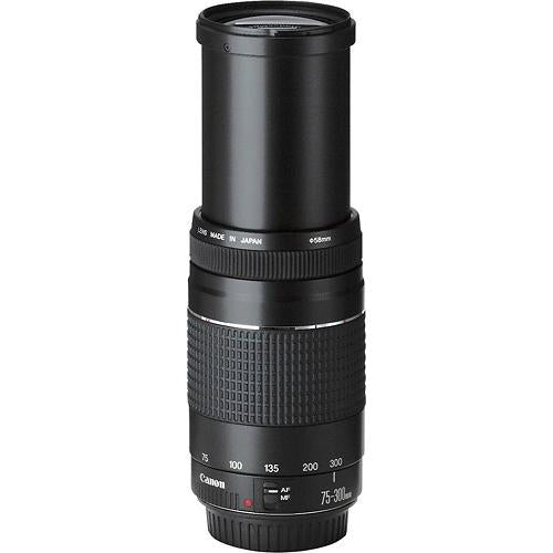 Canon EOS Rebel T7 DSLR Camera w/ 18-55mm II + 75-300mm III Dual Lens Kit Pro Bundle