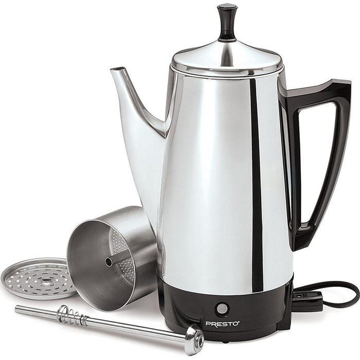 Presto 02811 12-Cup Stainless Steel Coffee Maker - Open Box
