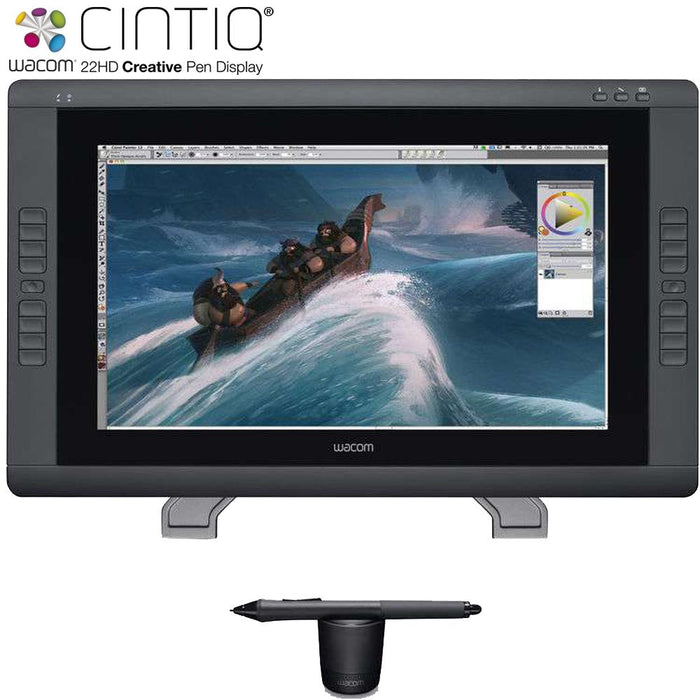 Wacom Cintiq 22HD - 22 " HD,wide-format Interactive Pen Display -Certified Refurbished