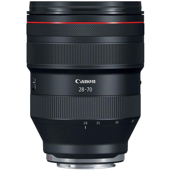 Canon RF 28-70mm f/2 L USM Lens for EOS R 2965C002 95mm Filter Kit Backpack Bundle