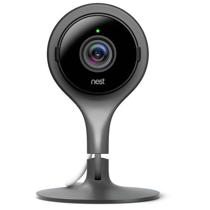Google Nest Indoor Security Camera Pack of 3 + Mini Smart Speaker Charcoal