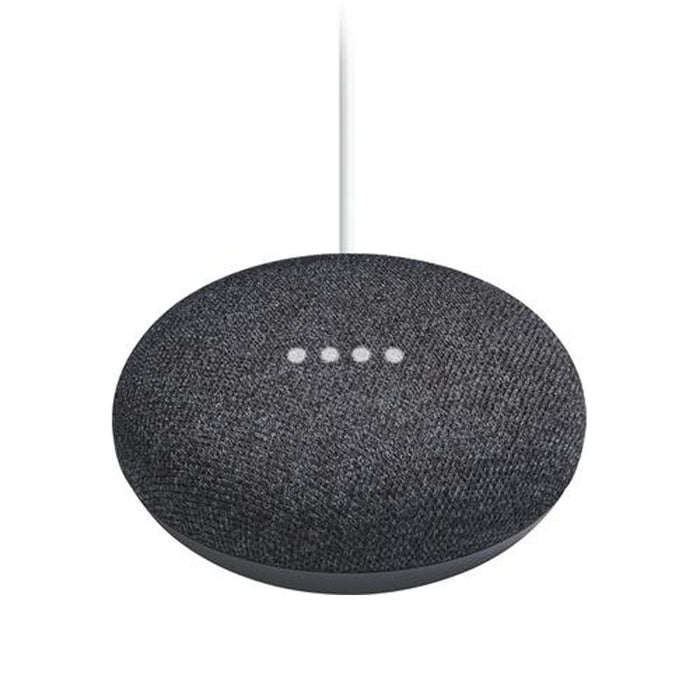 Google Nest IQ Indoor FHD WiFi Home Security Camera 2 Pack+Mini Smart Speaker Charcoal