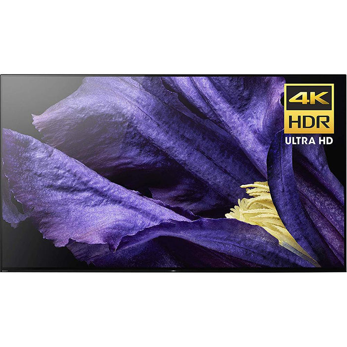 Sony 55" 4K UHD Smart BRAVIA OLED TV 2018 Model+Wireless Keyboard + Mount Bundle