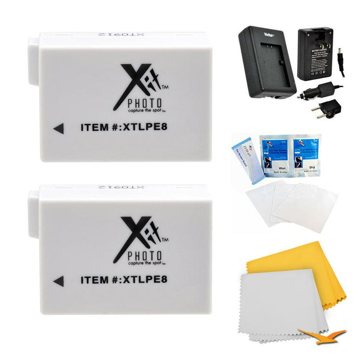 Special 2 Battery Pack Kit for Canon EOS T2i, T3i, T4i, and T5i