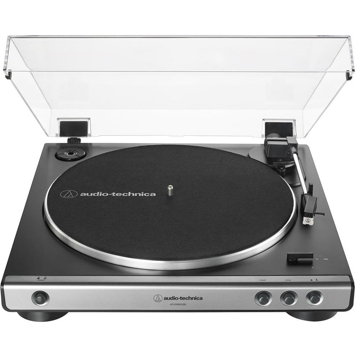 Audio-Technica Fully Automatic Analog/USB Belt-Drive Stereo Turntable w/Audio Immersion Bundle