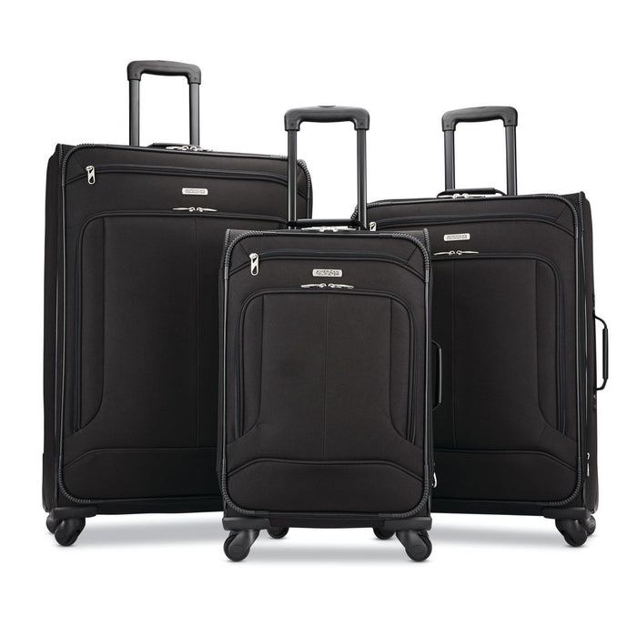 American Tourister Pop Max 3 Piece Luggage Spinner Set - 29/25/21(Black)(115358-1041)
