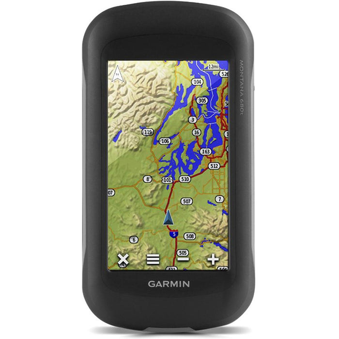 Garmin Montana 680t Handheld GPS - 010-01534-11 with 32GB Ultimate Travel Bundle