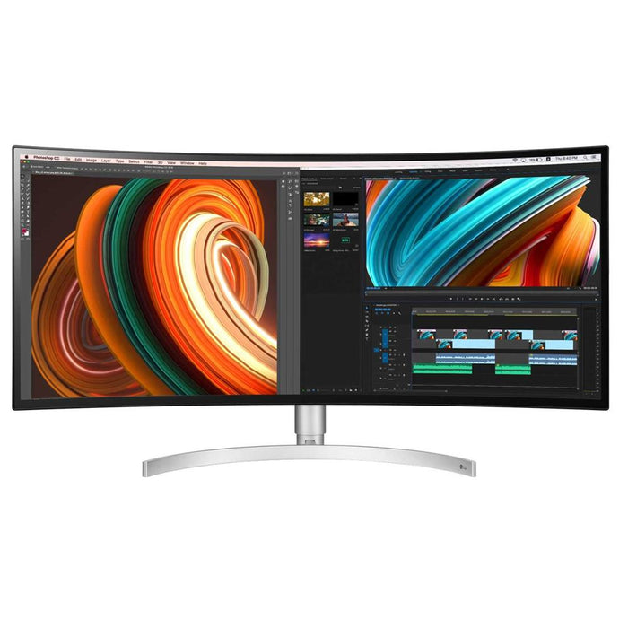 LG 34" 21:9 Curved QHD Nano IPS Dual Monitor Workspace Bundle w/ Extended Warranty