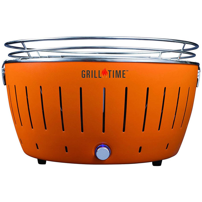 Lotus Grill Grill Time Tailgater GTX (XL) Starter Pack-Orange Grill, Charcoal & More