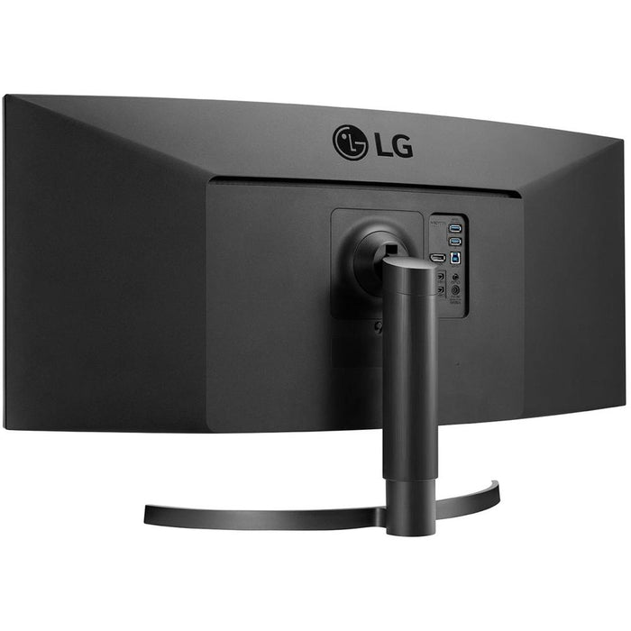 LG WL85C 34" IPS Curved WQHD HDR 10 Monitor w/ Stand (Black) + Warranty Bundle