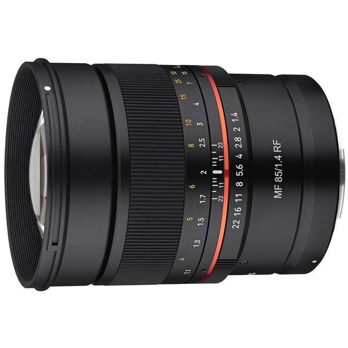 Rokinon 85mm F1.4 UMC Telephoto Full Frame Prime Lens for Canon EOS RF Mount (RF85-C)
