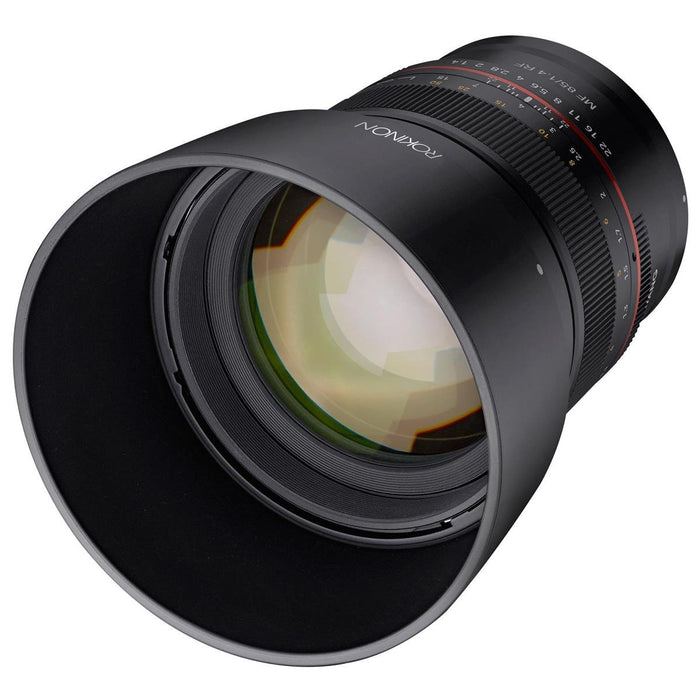 Rokinon 85mm F1.4 UMC Telephoto Full Frame Prime Lens for Canon EOS RF Mount (RF85-C)