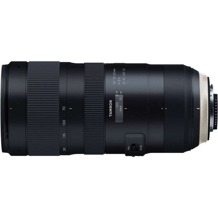 Tamron SP 70-200mm F/2.8 Di VC USD G2 Nikon F Lens + TAP-In Console + Backpack Bundle