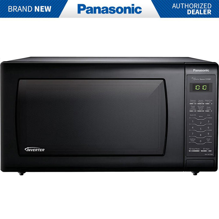 Panasonic 1.6 Cu. Ft. Countertop Microwave Oven in Black - NN-SN736B