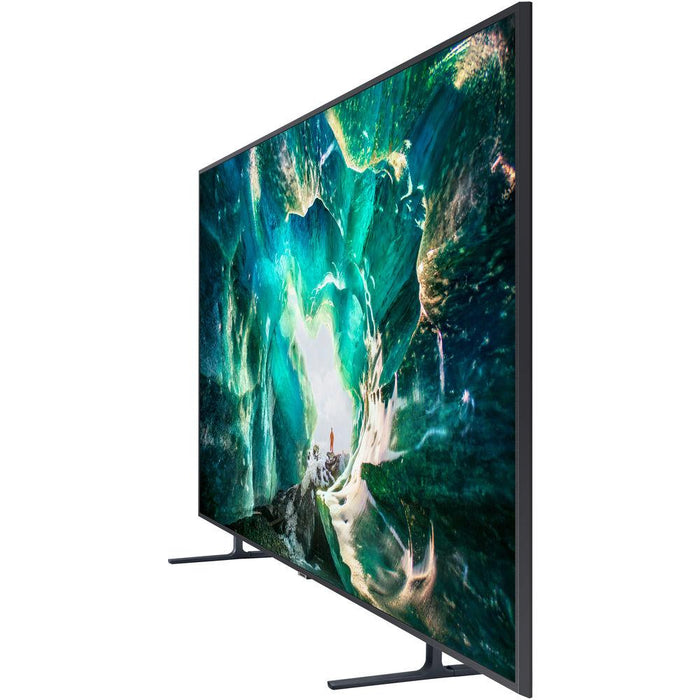 Samsung UN65RU8000 65" RU8000 LED Smart 4K UHD TV (2019) w/ Wall Mount Bundle