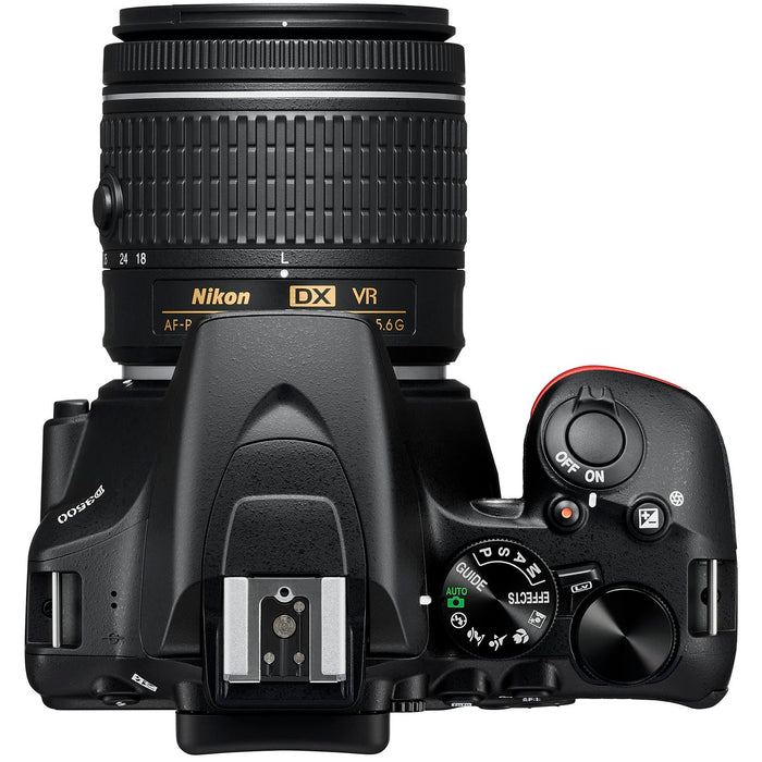 Nikon D3500 24.2MP DSLR Camera + 18-55mm VR Lens (Refurbished) with 16GB Bundle